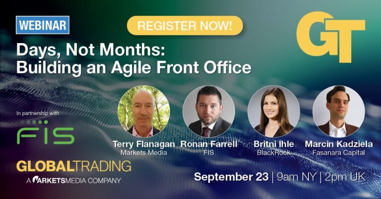 Sept. 23 Webinar: Engineering the Agile Front Office